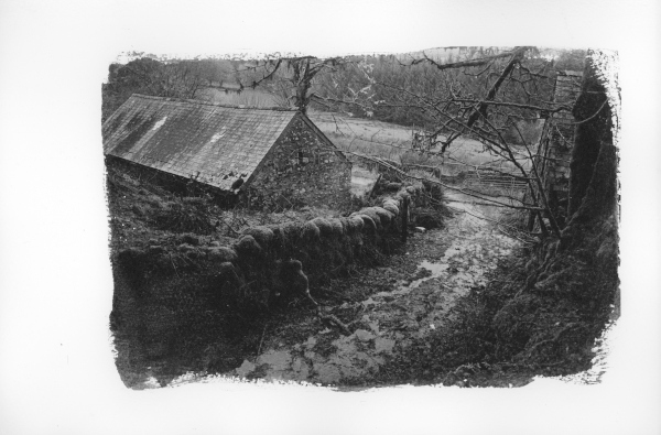 Laughter Hole Farm - 2,abandoned farmhouse,Dartmoor,devon, silver emulsion print